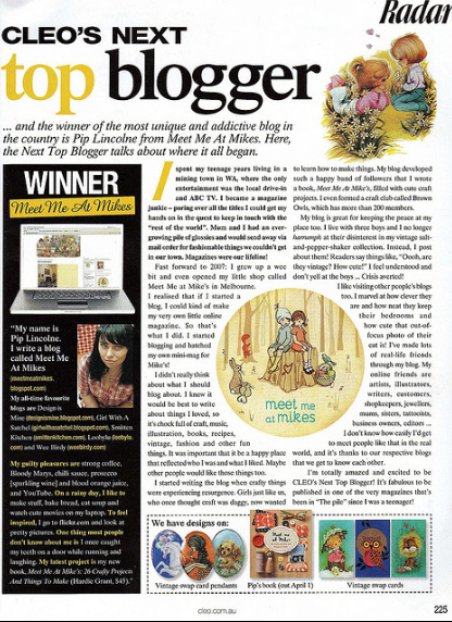 top blogger!