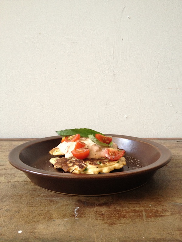 pea fritters a la pip