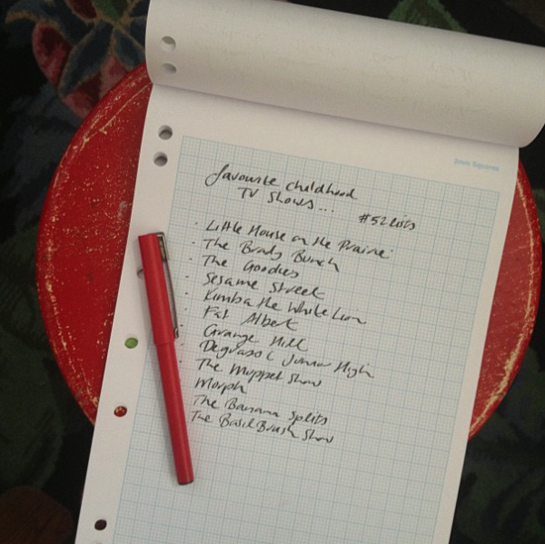 #52lists Fave Childhood TV Shows