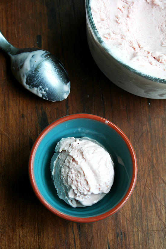 Alexandra's Kitchen Rhubarb Ice Cream Alexandra's Kitchen Rhubarb Ice Cream