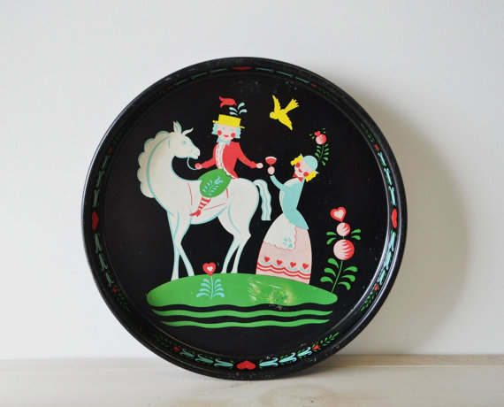 folk art tray folk art tray