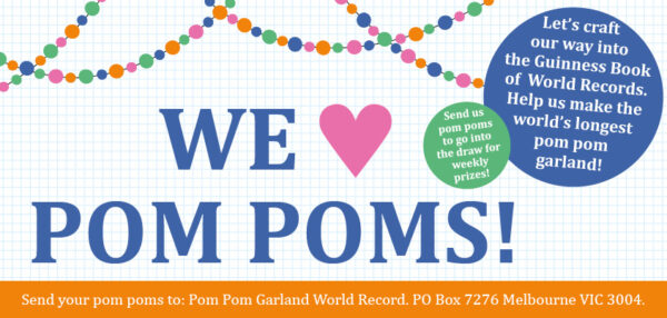pom pom garland world record