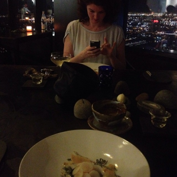 Maggie and me at Vue De Monde