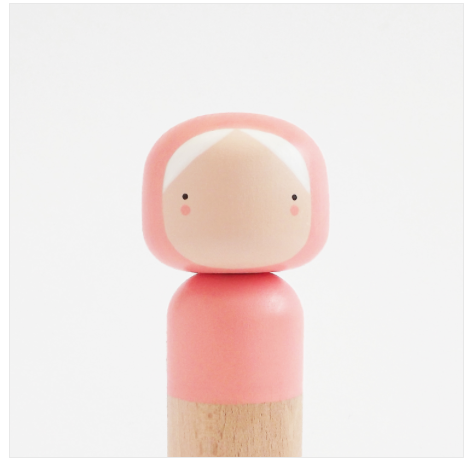 Kokeshi doll via Great.ly