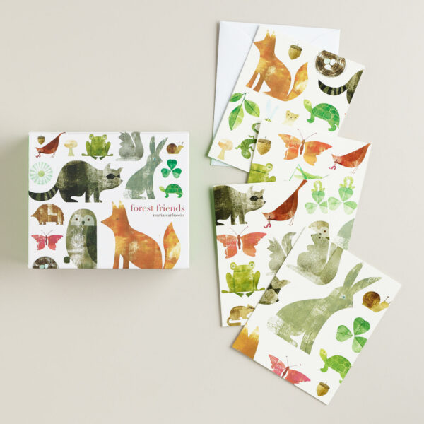 Forest friends notecards
