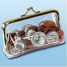 transparent coin purse