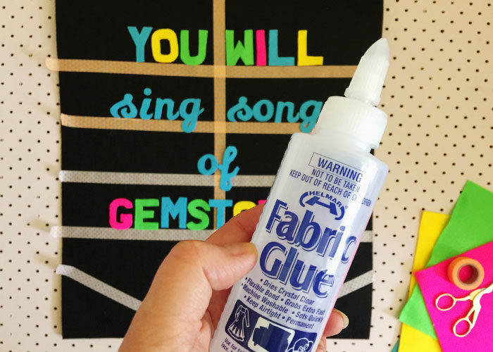 Gilmore Girls Banner let's glue it all into place