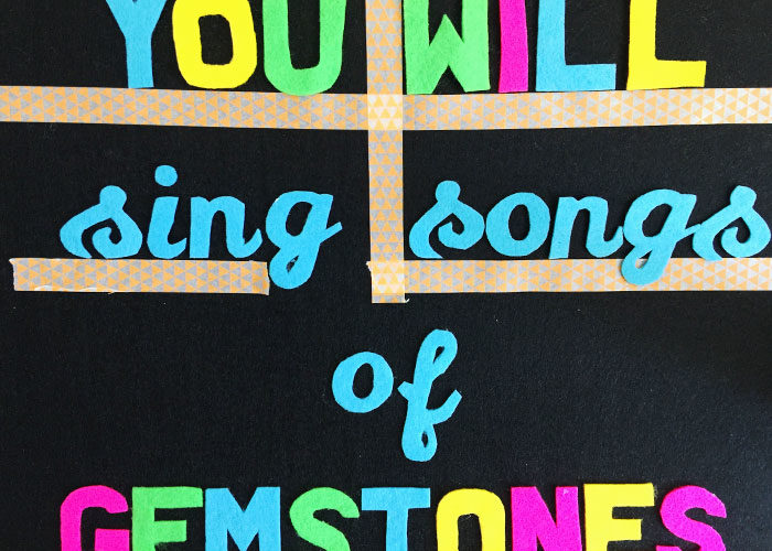 Gilmore Girls Banner peel back the tape if it gets in the way
