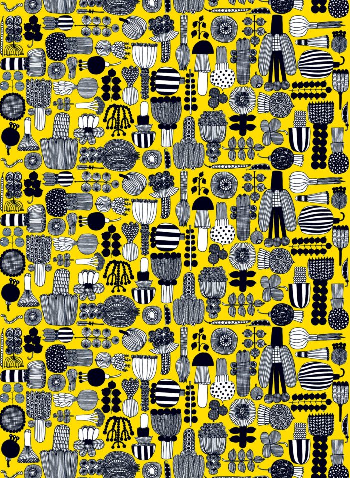 Marimekko Puutarhurin parhaat cotton fabric