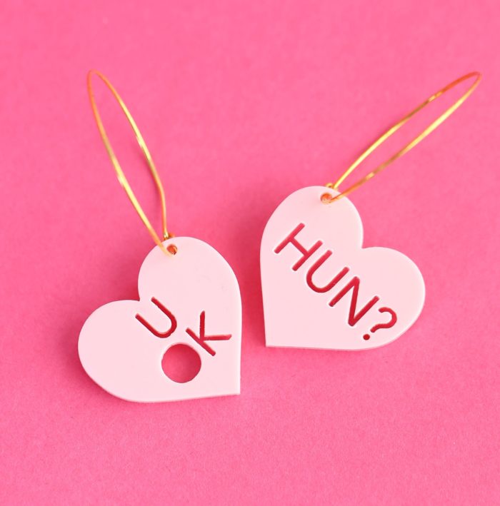 U OK HUN earrings