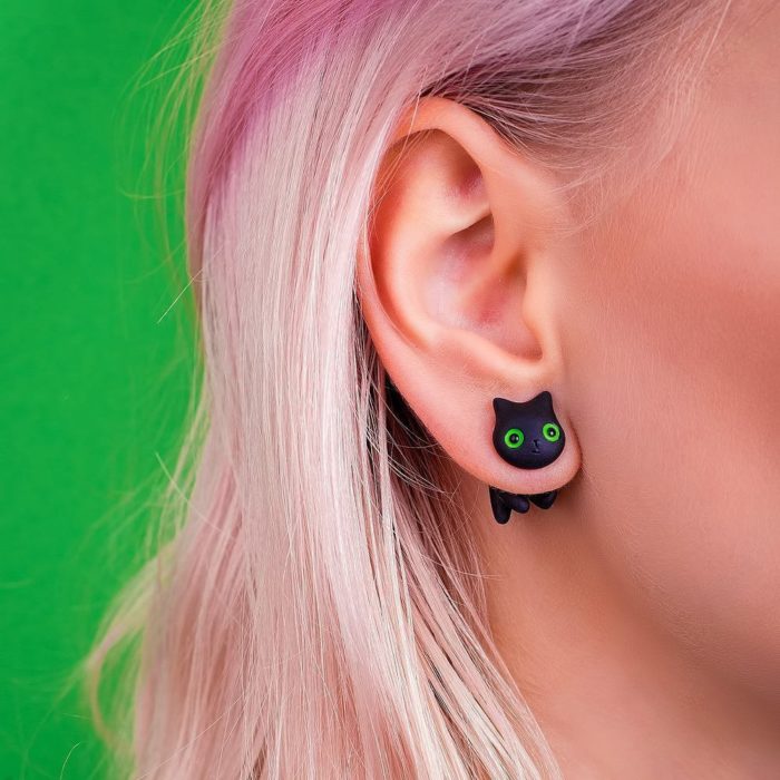 CatMade earrings