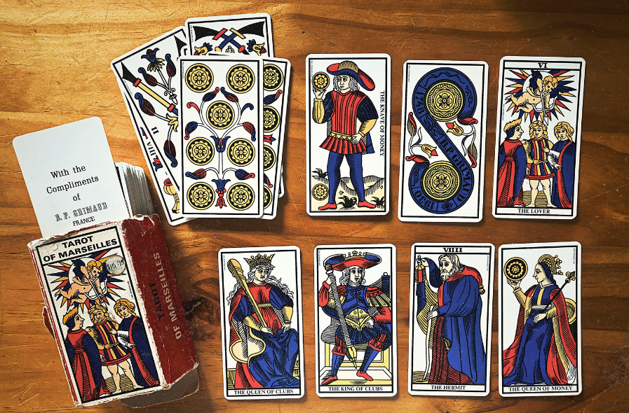 Old tarot cards from the op shop