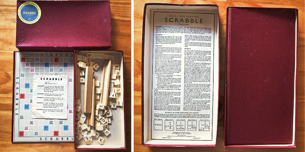 Vintage Scrabble set