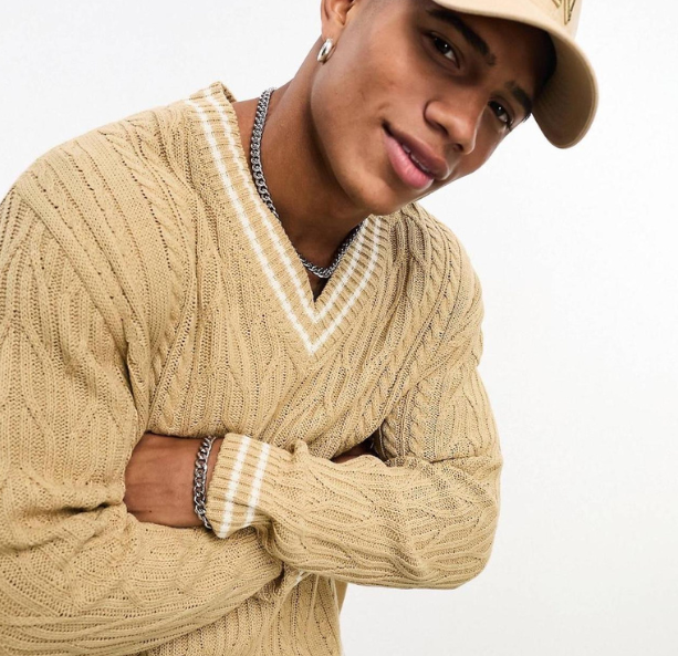 ASOS cricket jumper