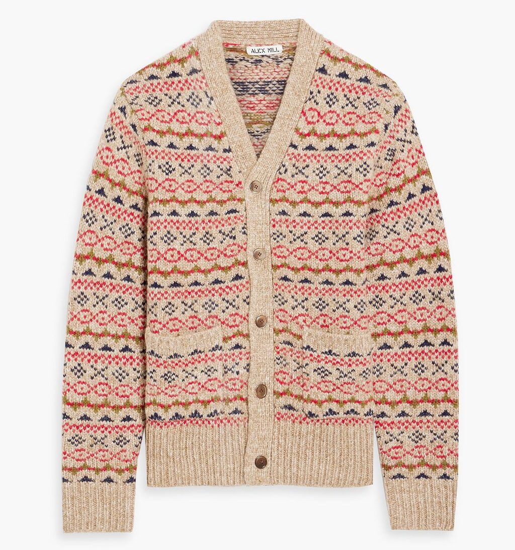 Pip's new cardigan