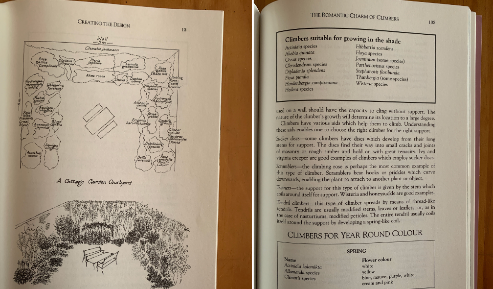 Pages from Let The Garden Go by Cheryl Maddocks