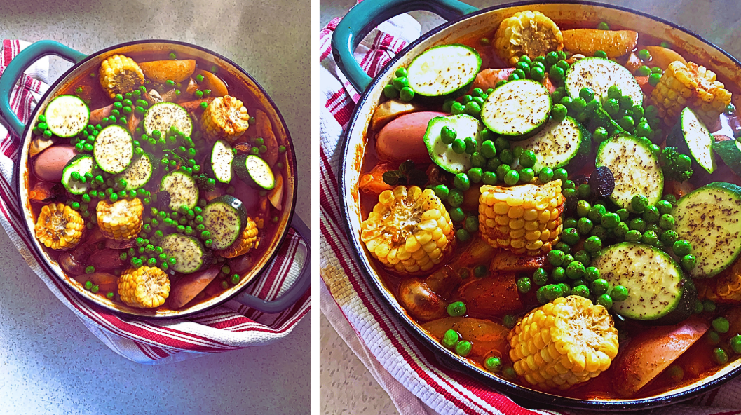 Korean-ish Chicken Stew