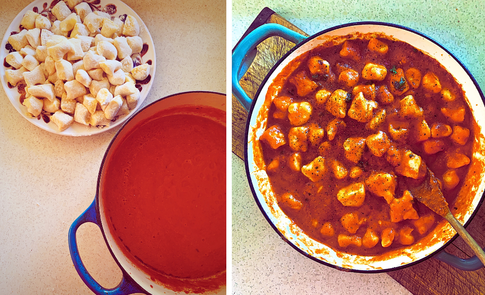 Last week's gnocchi