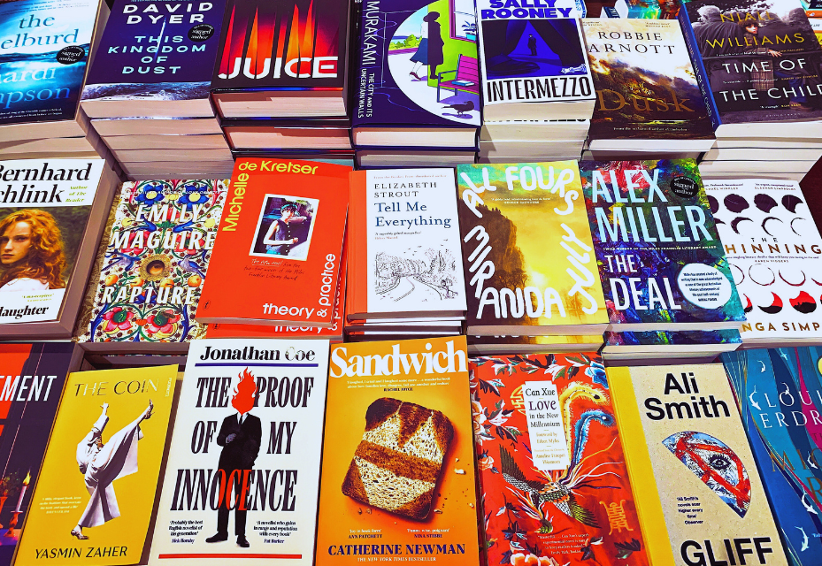 Hill of Content bookshop display