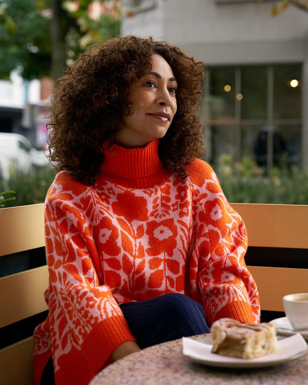 Gorman Backyard Poncho in Orange 