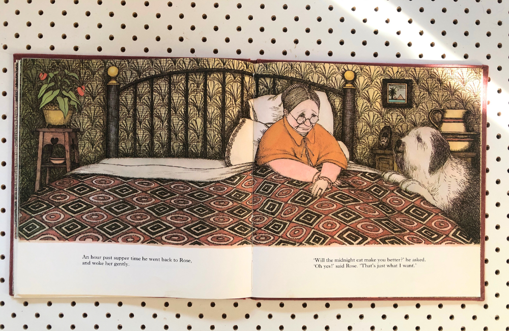 Op-shopped books for June: John Brown, Rose and the Midnight Cat by Jenny Wagner