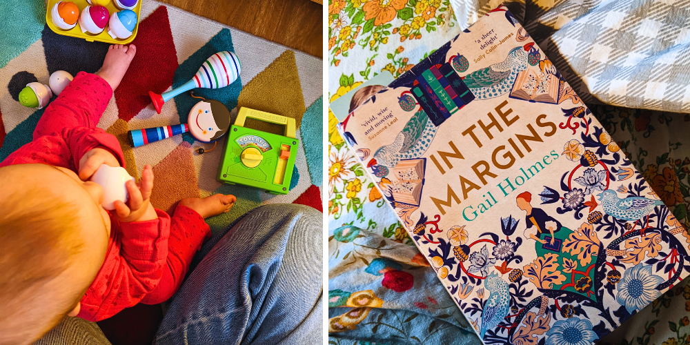 L/ Sunday morning with June R/ In The Margins paperback book
