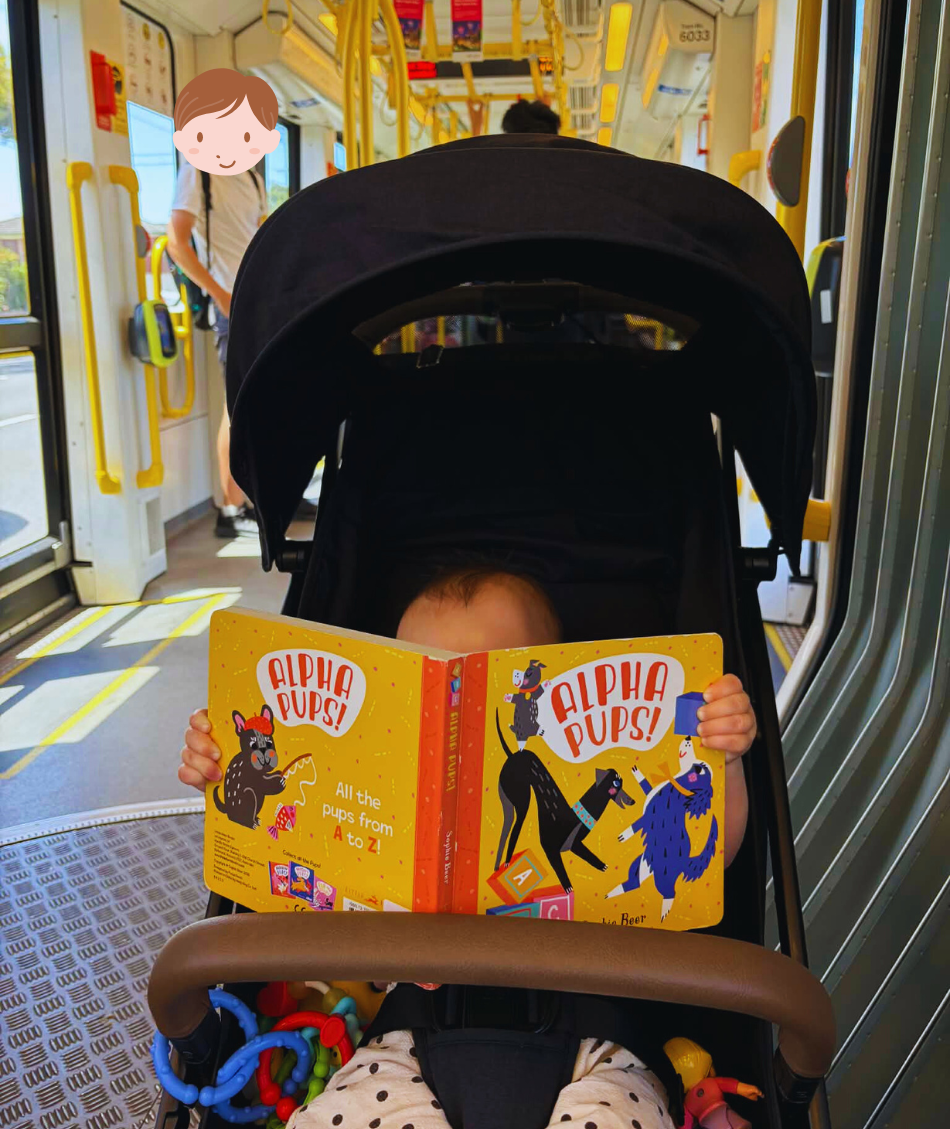 June reading on the tram