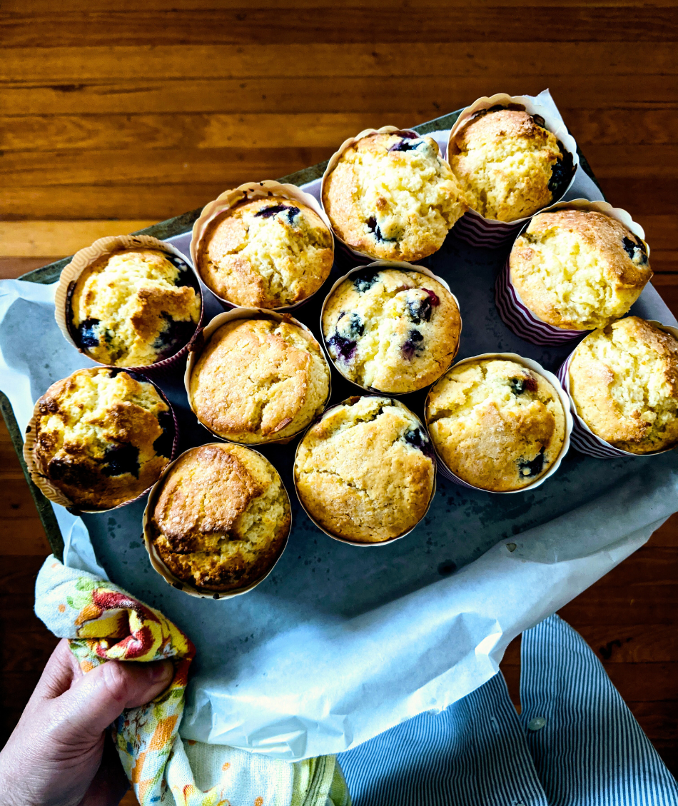 Blueberry muffins a la me