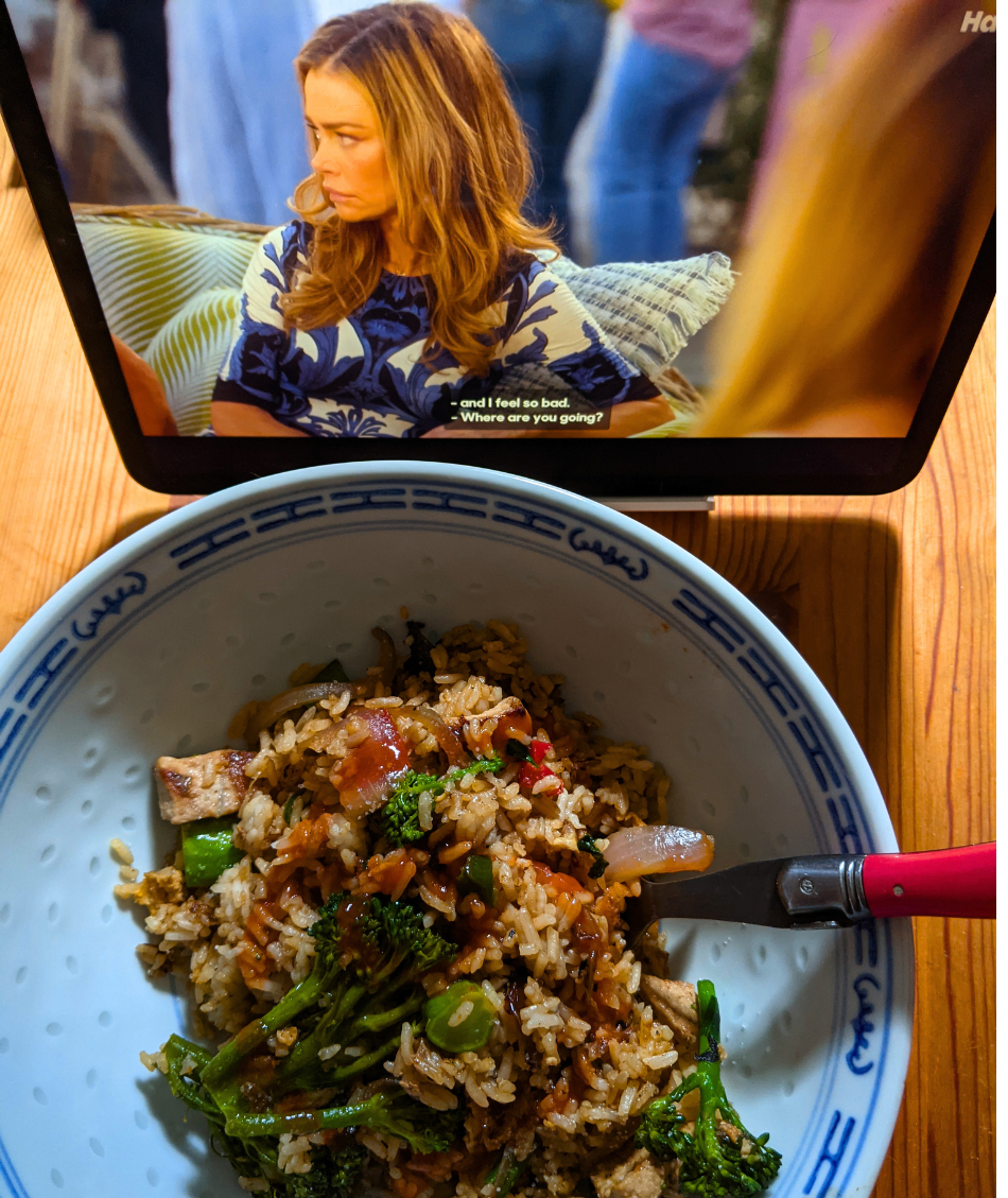 Fried rice for dinner