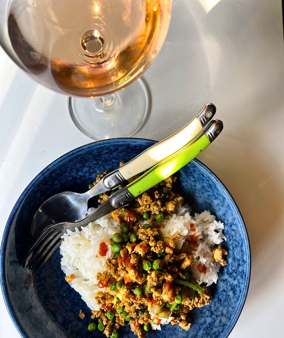 Thai Basil Chicken with Peas