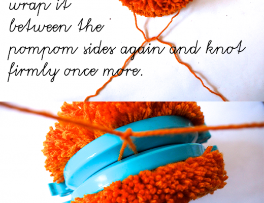 How to use a clover pom pom maker
