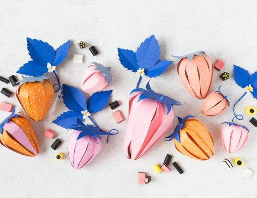 Paper Strawberries