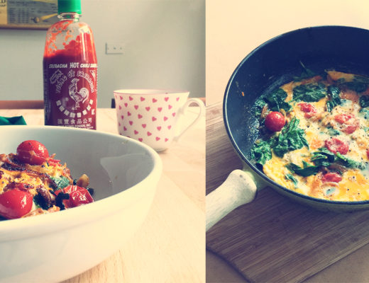 Smashed and Spicy Omelette