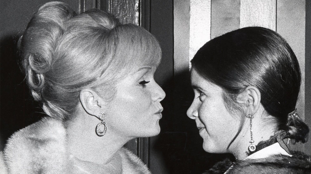 Debbie Reynolds and carrie fisher