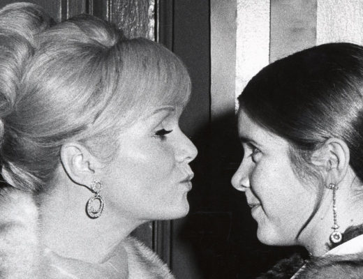 Debbie Reynolds and carrie fisher