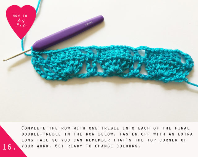 How to crochet a Fanny Blanket by Pip Lincolne