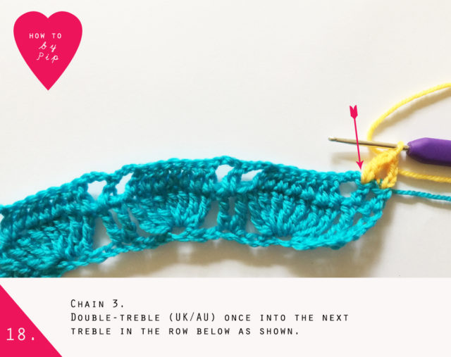 How to crochet a Fanny Blanket by Pip Lincolne