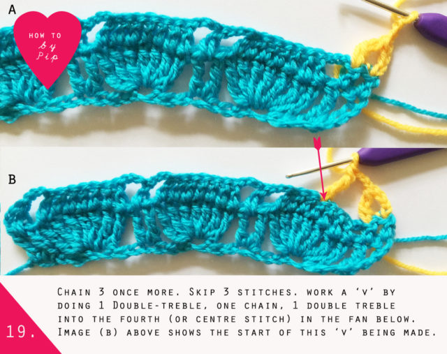 How to crochet a Fanny Blanket by Pip Lincolne