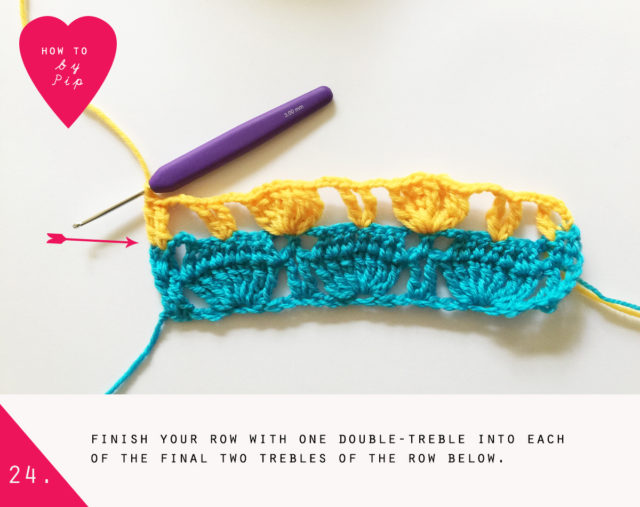 How to crochet a Fanny Blanket by Pip Lincolne