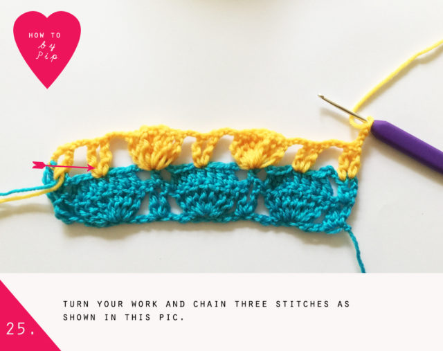 How to crochet a Fanny Blanket by Pip Lincolne