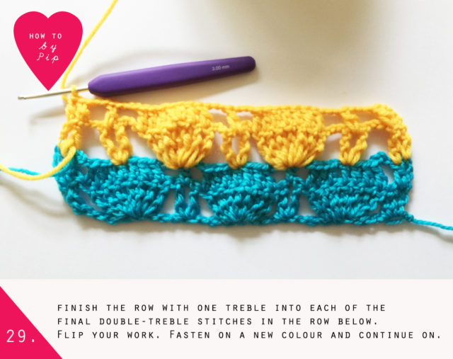 How to crochet a Fanny Blanket by Pip Lincolne
