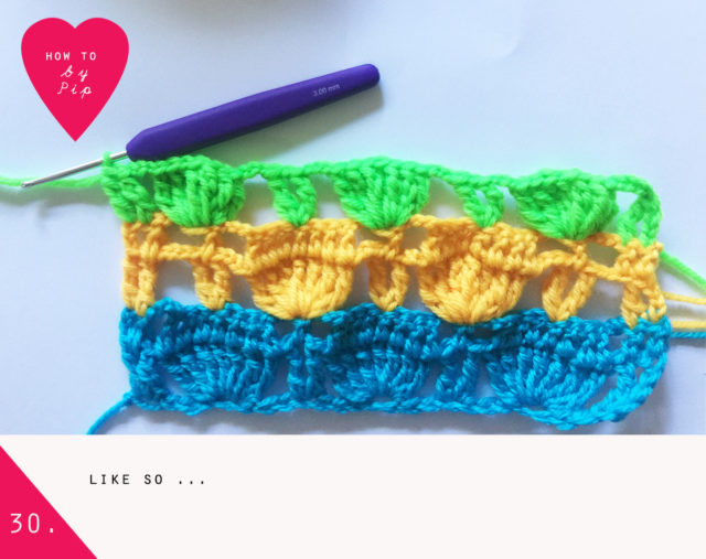 How to crochet a Fanny Blanket by Pip Lincolne