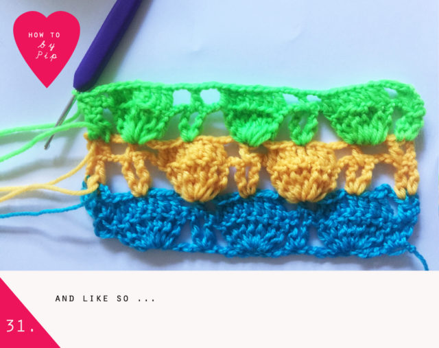 How to crochet a Fanny Blanket by Pip Lincolne