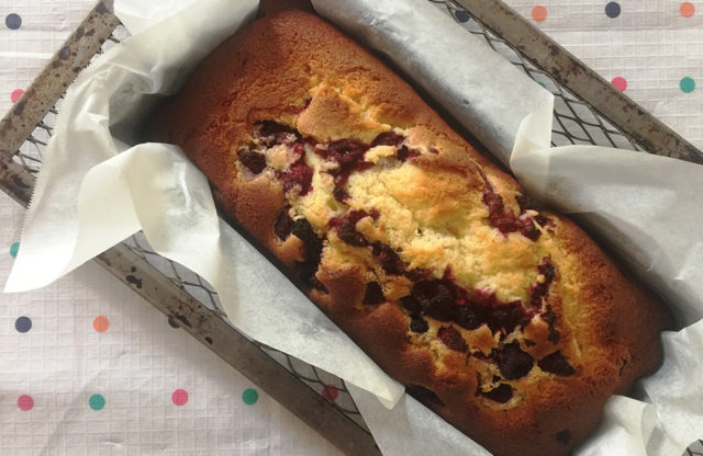 Condensed Milk and Raspberry Cake