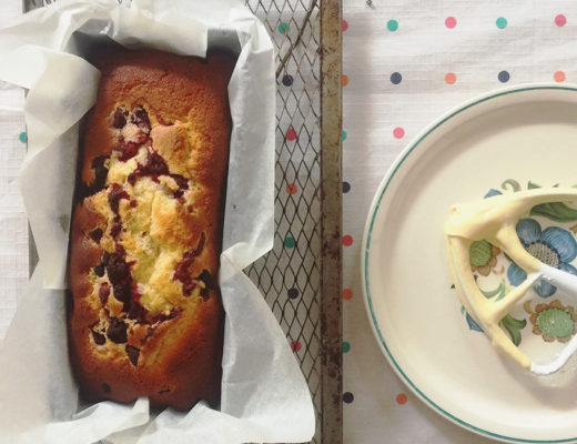 Condensed Milk and Raspberry Cake