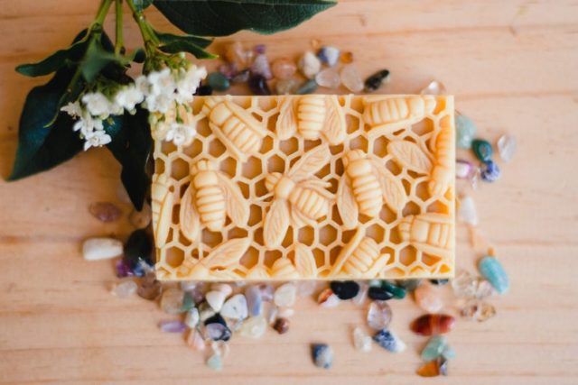 Honey and beeswax soap
