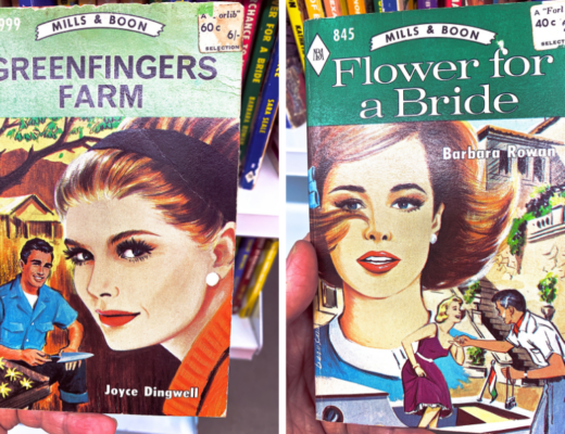Mills & Boon at the op shop